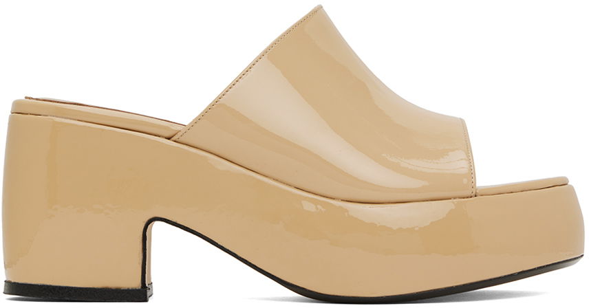 Tilbehør BY FAR BY FAR Leroy Heeled Sandals Beige | 23SSLERMKRFP, 0