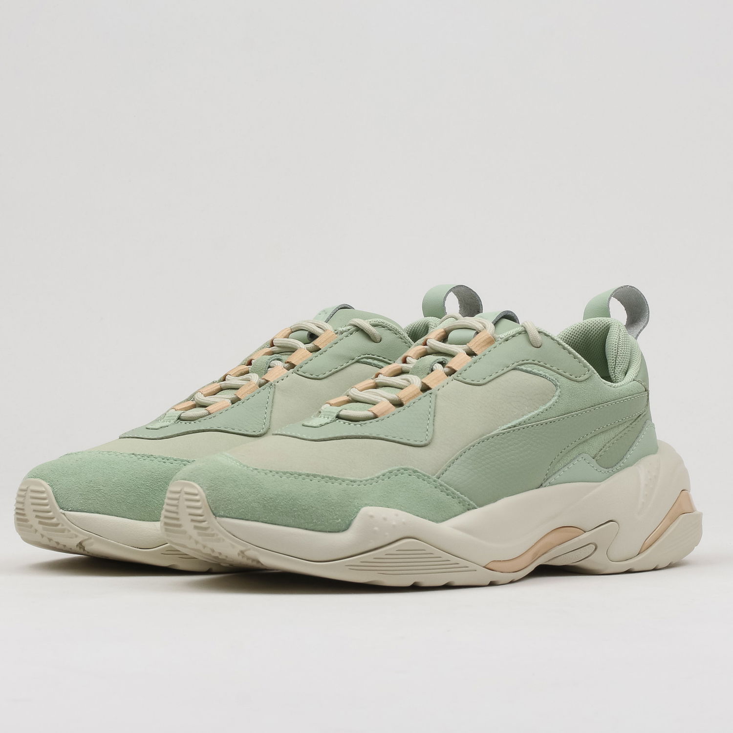 Sneakers og sko Puma Thunder Desert Wn's smoke green - silver green Grå | 368024 02, 0