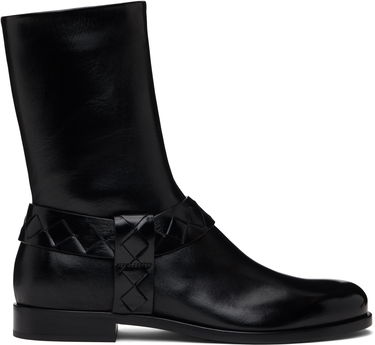 Tøj Bottega Veneta Bottega Veneta Achille Leather Boots Sort | 816615V3H901000, 0