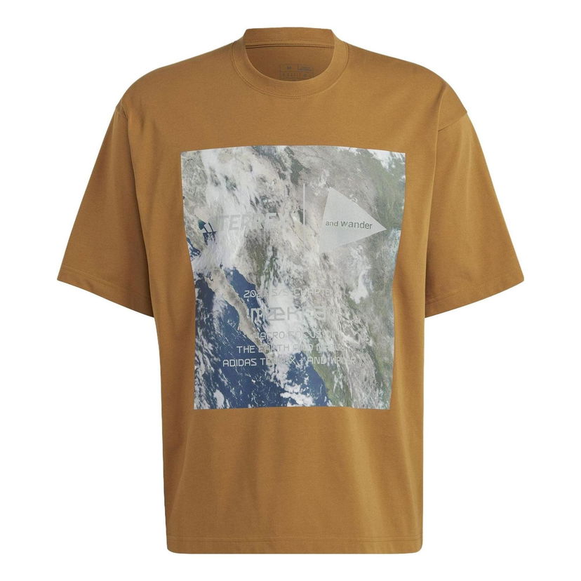 T-shirt adidas Performance Terrex Graphic T-Shirt Brun | HR7142