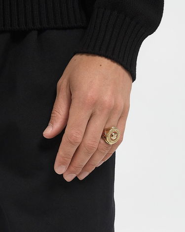 Ring Casablanca Sports Medallion Ring Gul | APF25-JW-174-01, 1