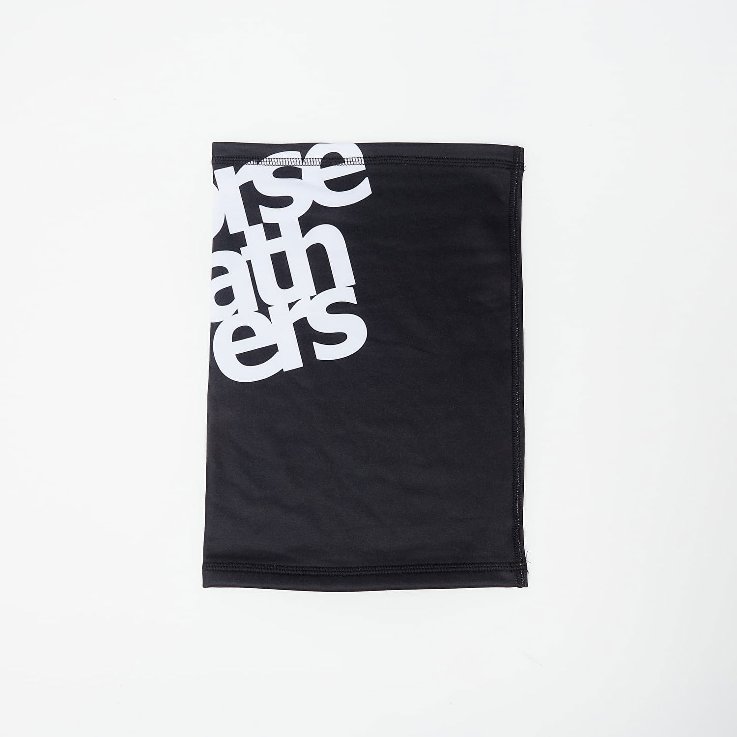 Tørklæde Horsefeathers Neckwarmer Printed Logo Sort | AM095E, 0