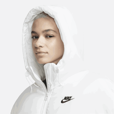 Parka Nike Sportswear Classic Puffer Therma-FIT Loose Hooded Parka Hvid | FB7675-133, 2