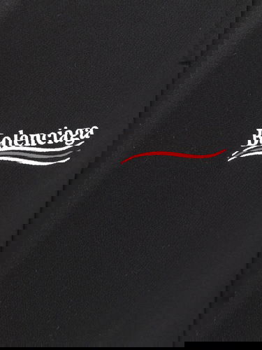 Joggingbukser Balenciaga Balenciaga Wide-Leg Track Pants Sort | 818517TRVE21089, 3