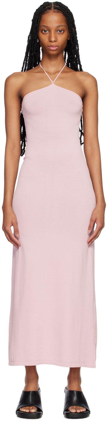 Kjole BEC + BRIDGE BEC + BRIDGE Esmae Halter Neck Maxi Dress Lyserød | A23-11488