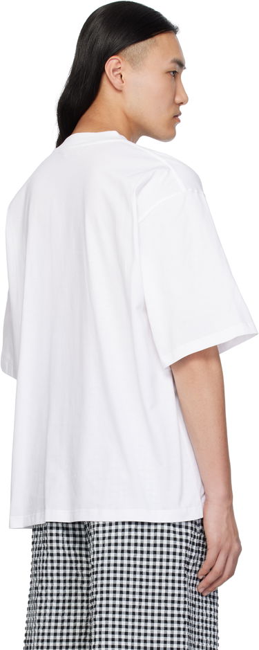 T-shirt Marni Marni Pop Fields Logo T-Shirt Hvid | HUMU0223IP USCX50, 2