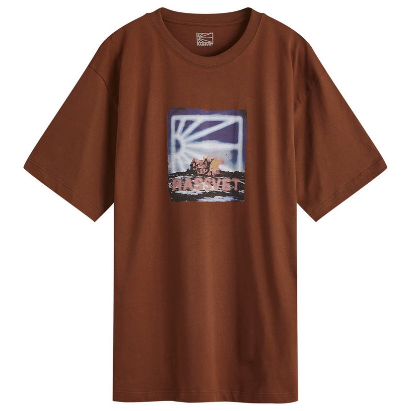T-shirt PACCBET Men's On Fire Brun | PACC15T003-BRN