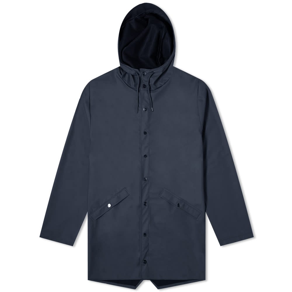 Jakke Rains Long Jacket Mørkeblå | 12020 47, 0