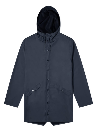 Jakke Rains Long Jacket Mørkeblå | 12020 47