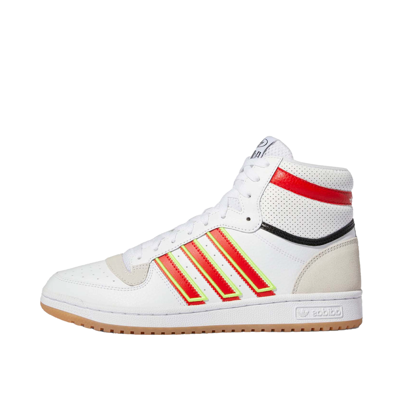 Sneakers og sko adidas Originals Top Ten RB White Red Solar Yellow Gum Hvid | GX0753
