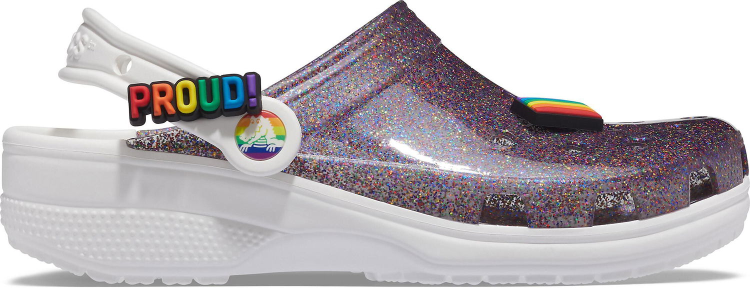 Sneakers og sko Crocs Classic Clog "Glitter Pride" Flerfarvet | 207343-100, 0