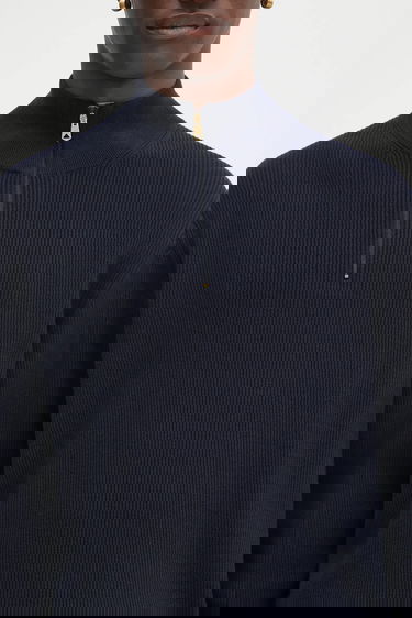 Sweater Paul Smith Paul Smith Half Zip Knit Sweater Mørkeblå | M1R.534Z.T02763, 3