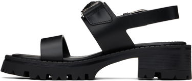 Sneakers og sko Versace Medusa Buckle Platform Block-Heel Sandals 80 mm Sort | 1015472_1A04174_1B00P, 2