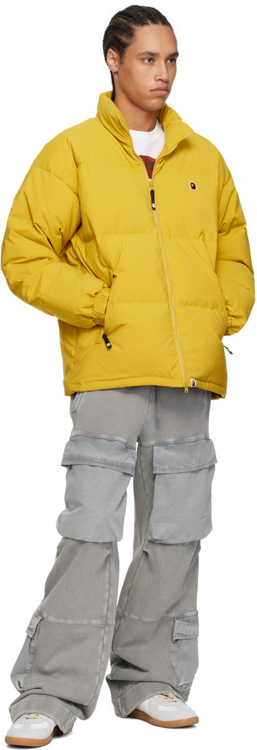 Puffer jakke BAPE One Point Down Jacket Gul | 001DNK701005M, 3