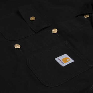 Frakker Carhartt WIP Michigan Coat (Summer) "Black rinsed" Sort | I031519_00E_02, 7
