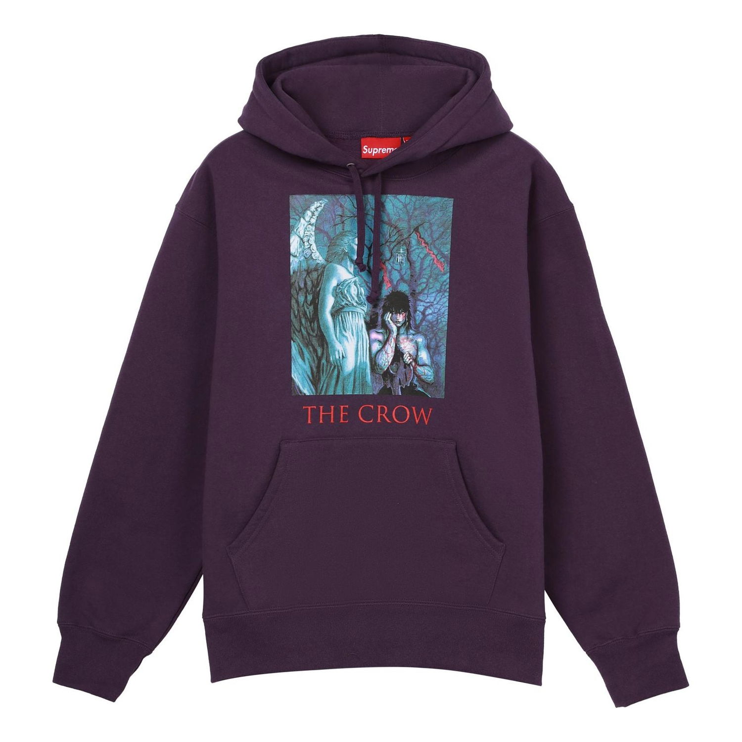 Sweatshirt Supreme Supreme x The Crow Graphic Print Hoodie Lilla | SUP-FW21-173, 0