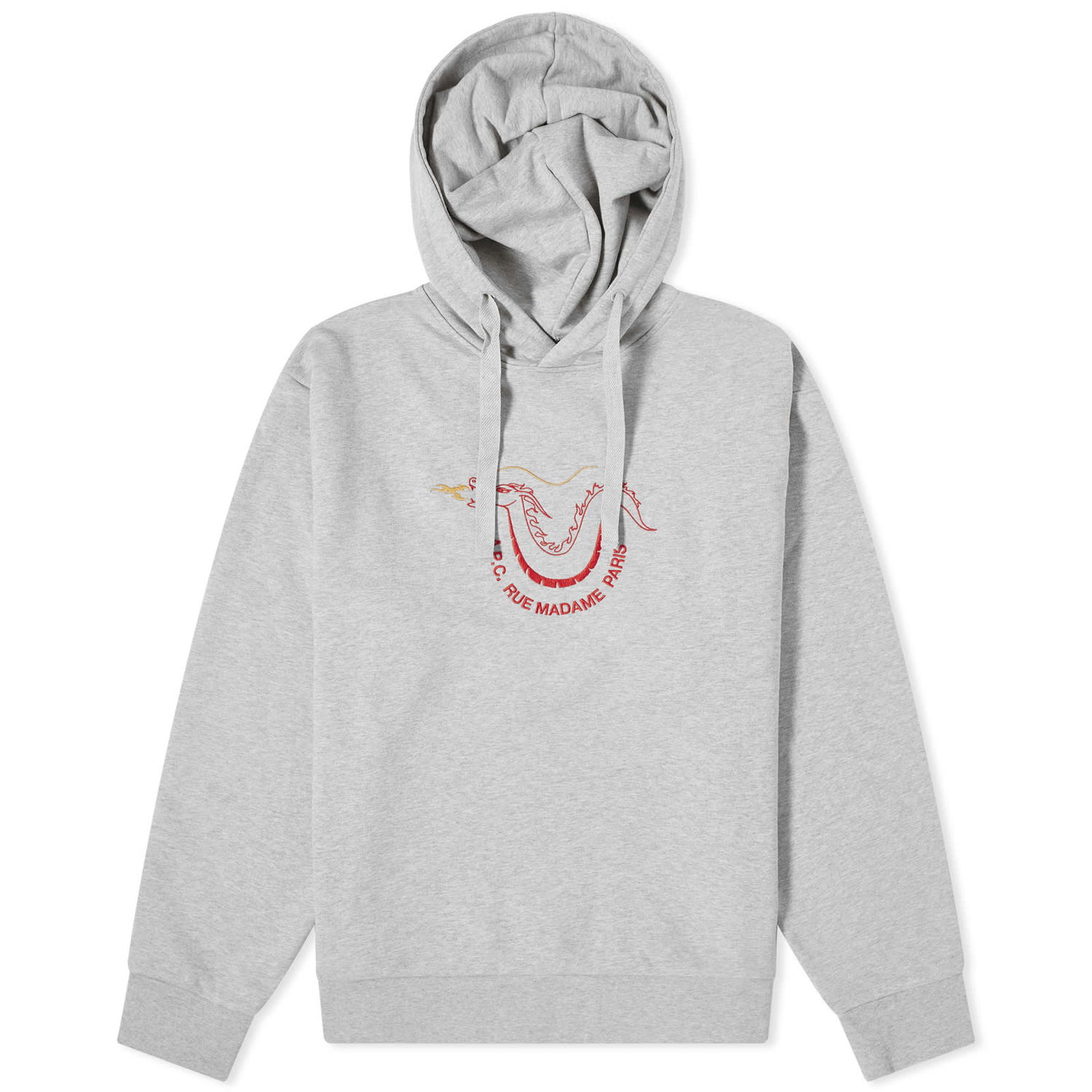 Sweatshirt A.P.C. Luck Hoodie Grå | COEIP-M27896-PLA, 0