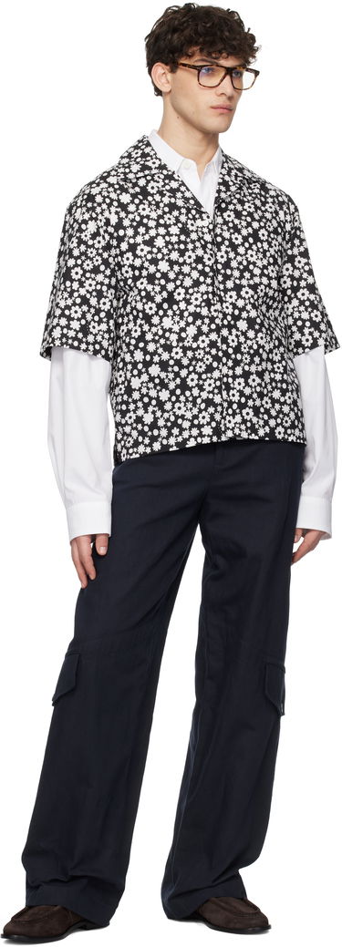 Skjorte Marni Marni Pop Fields Motif Shirt Sort | CUMU0330S2 UTC463, 3