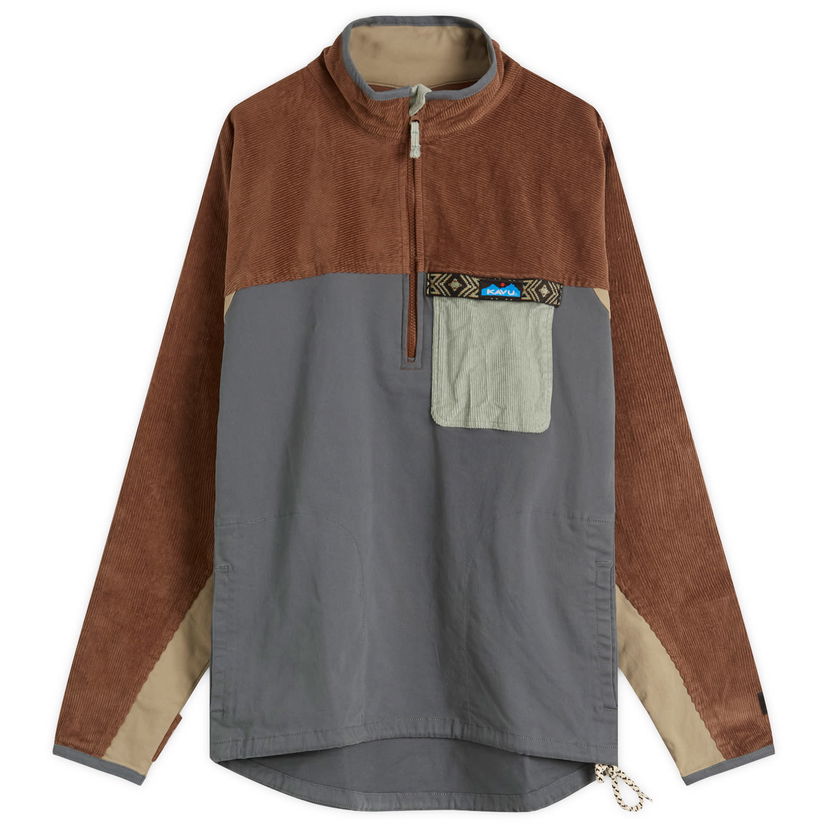 Sweatshirt KAVU Throwshirt Flex Pullover Brun | 5248-2579