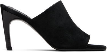 Tøj TOTEME TOTEME Bandeau Suede Mules Sort | 253-WAS0245-LE0004, 0