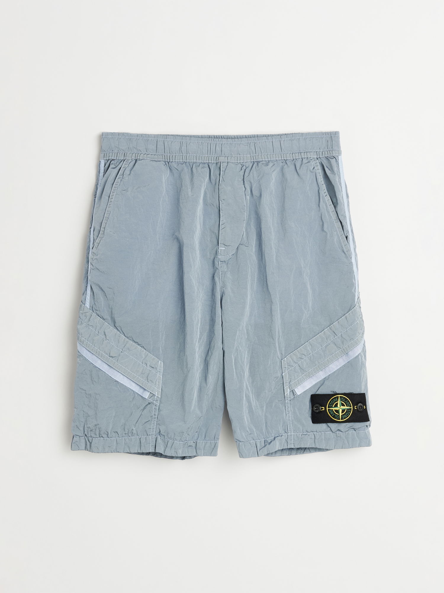 Shorts Stone Island Bermuda Comfort Nylon Metal Shorts Blå | 8015L1719 V0041, 0