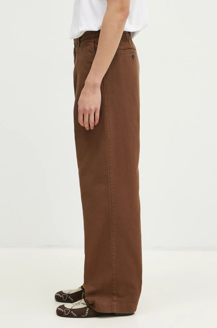 Bukser WOOD WOOD Wood Wood Fraser Pleated Chinos Brun | 12435001.5181, 1