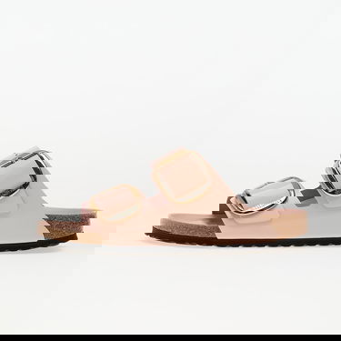 Sneakers og sko Birkenstock Birkenstock Arizona Big Buckle Natural Leather Patent High-Shine Slides Lyserød | 1029392, 0