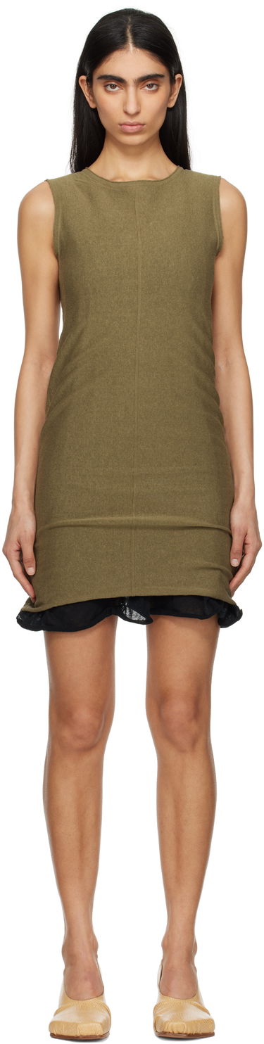 Kjole Eckhaus Latta Eckhaus Latta Veil Mini Dress Grøn | 8031-EL-PS25-B -, 0