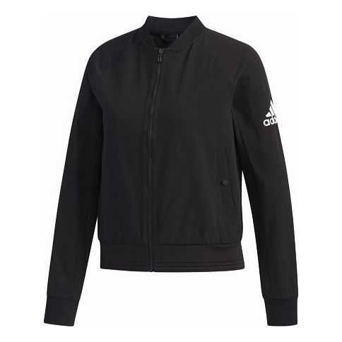 Bomberjakke adidas Originals Woven Aviator Jacket Sort | FM9319