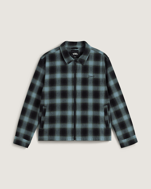 Jakke Vans Crestmont Plaid Shacket Turkis | VN000P7UJDU, 0