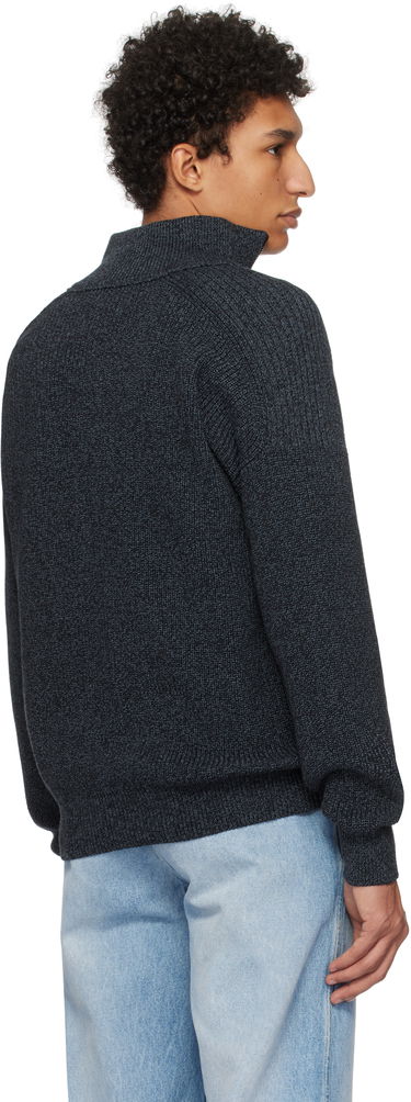 Sweater BOSS Zip Sweater Mørkeblå | 50531511, 2