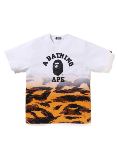 T-shirt BAPE Tiger Camo Gradation College Tee Orange | 1I70-109-001