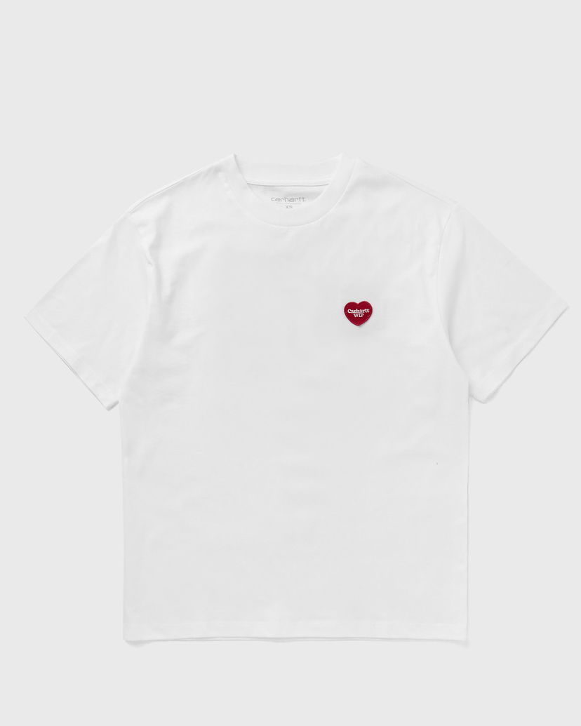 T-shirt Carhartt WIP Short Sleeve Heart Patch T-Shirt Hvid | I032318-1WZ.XX