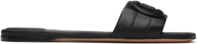 Tilbehør FERRAGAMO Salvatore Ferragamo Gancini Slides Sort | 779890