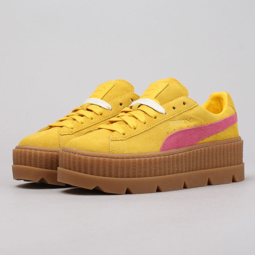 Sneakers og sko Puma Cleated CreeperSuede Wn's lemon - carmine - vanilla ice Orange | 366268 03