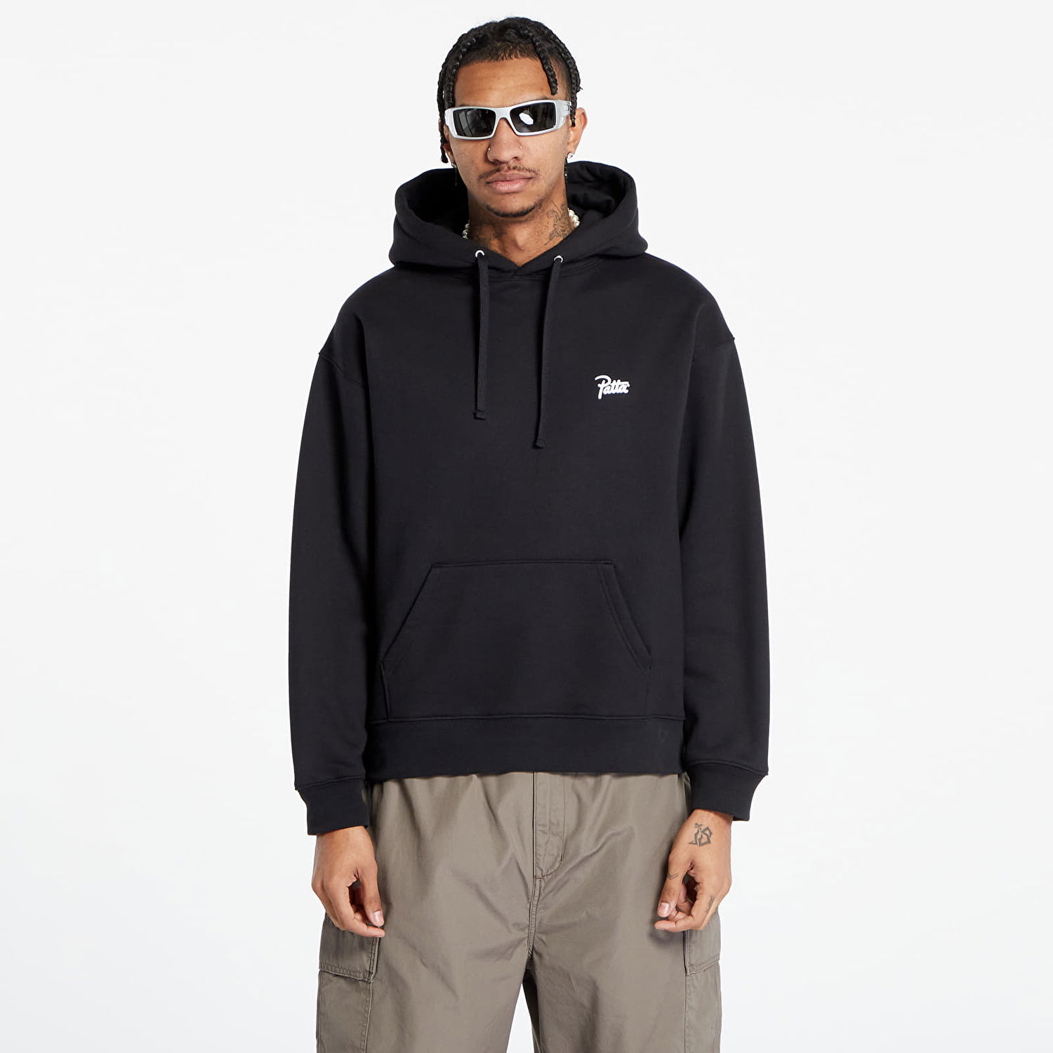 Sweatshirt Patta Fovever And Always Boxy Hoodie Sort | AW23-FOREVER-ALWAYS-BHS-001, 0