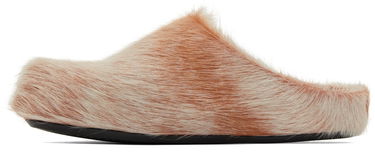 Sneakers og sko Marni Long Hair Calfskin Fussbett Slip-on Loafers Gul | SBMR000600 P8006, 2