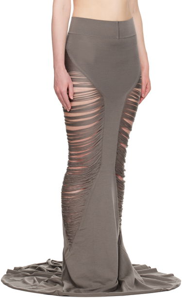 Nederdel Rick Owens Rick Owens Hollywood Tanja Maxi Skirt Grå | RO01E7632 KGRIDM, 1