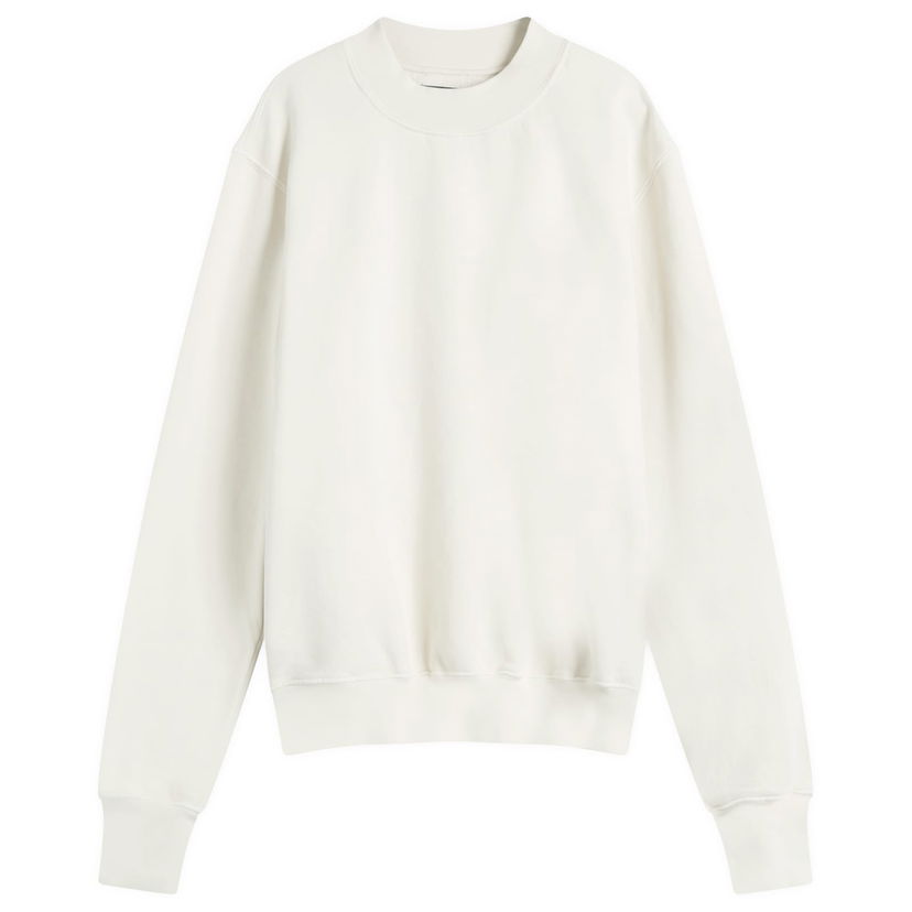 Sweatshirt LES TIEN Heavyweight Banded Mock Neck Polo Hvid | CF-1100-IVR