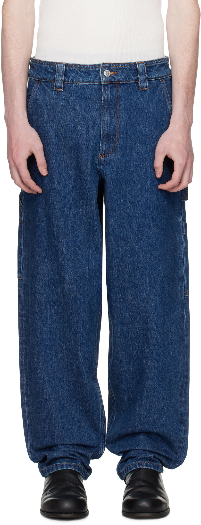 Jeans A.P.C. A.P.C. Fergus Loose Fit Jeans Blå | COHJK-M08500