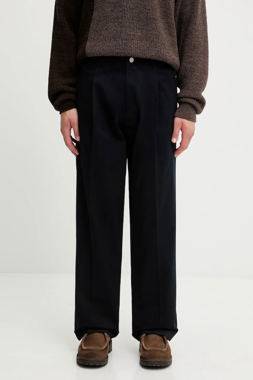 Bukser Human Made Human Made SKATER Pleated Trousers Sort | HM30PT013