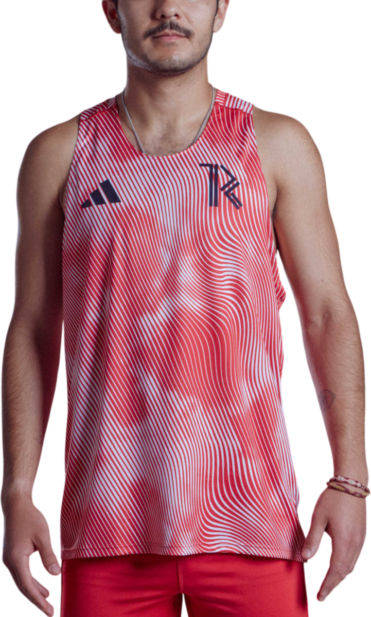 Tanktop adidas Performance Adizero TRC x Top4Running Singlet Rød | iy7861-trc