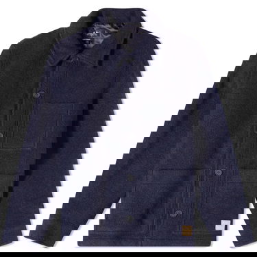 Jakke A.P.C. Emile Wool Chore Jacket Mørkeblå | WVBCA-H02713-IAK, 0