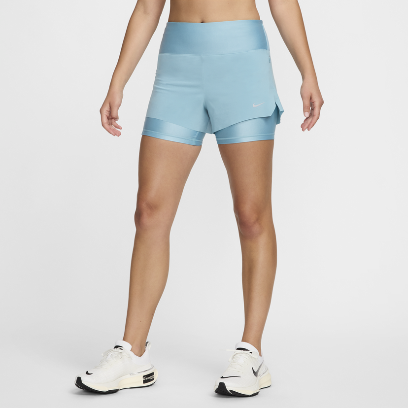 Shorts Nike 8cm Dri-FIT Swift 2 v 1 Blå | DX1029-464