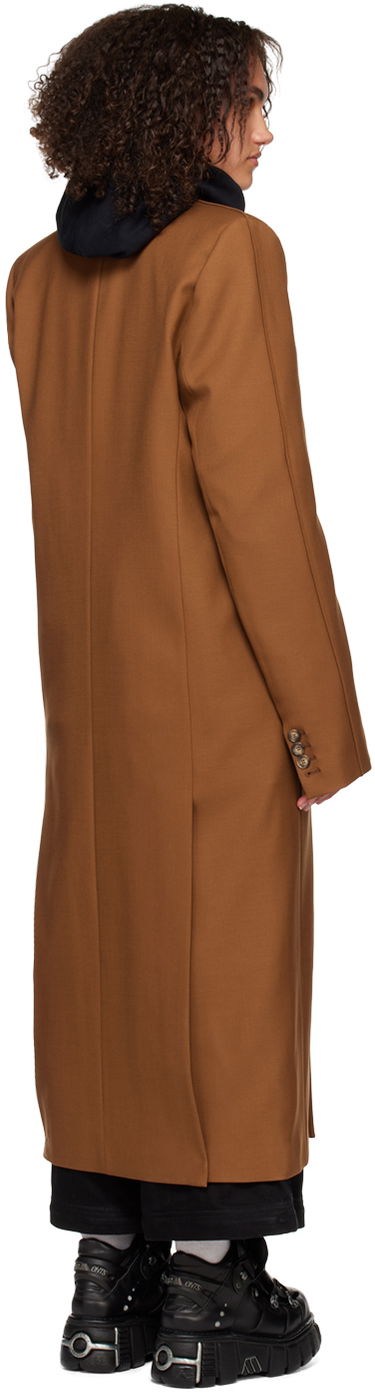 Frakker VETEMENTS VTMNTS Double-Breasted Coat Brun | VL14CO460X, 2