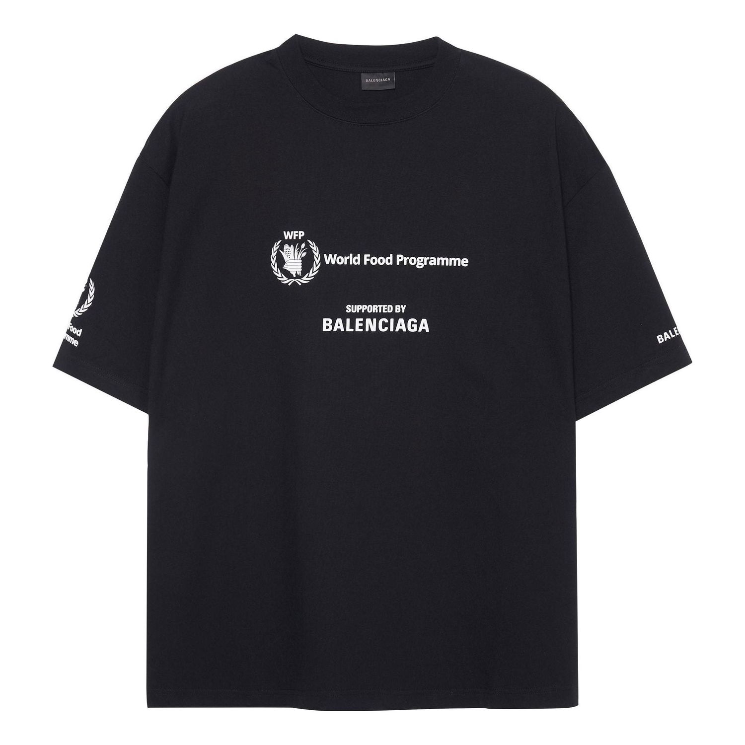 T-shirt Balenciaga WFP T-Shirt Sort | 612966TMVL21070, 0