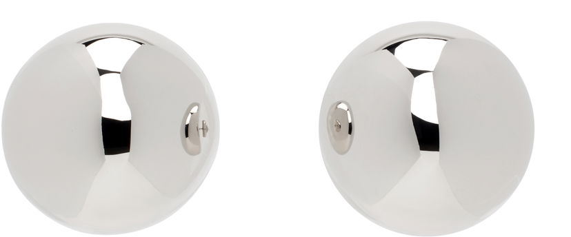 Øreringe Givenchy Givenchy Curve Earrings Metalisk | BF112DF003040