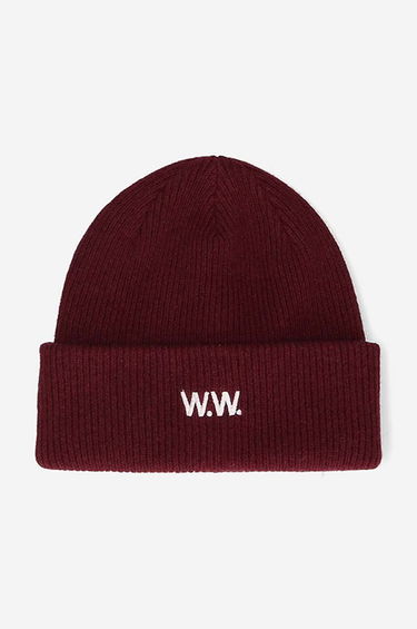 Beanie WOOD WOOD Beanie Rød | 12230811.9969, 0