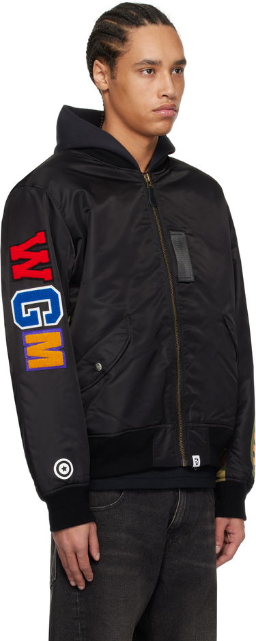Bomberjakke BAPE BAPE Shark MA-1 Bomber Jacket Grøn | 001HJK701003M, 4