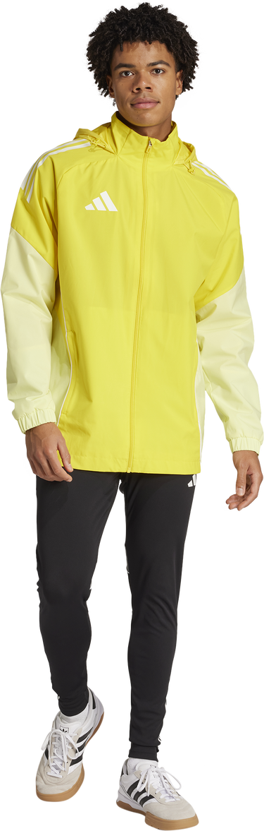 Vindjakke adidas Performance adidas TIRO25C All-Weather Hooded Jacket Gul | ji8958, 4